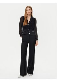 Morgan Koszula 251-CZIPA Czarny Regular Fit. Kolor: czarny. Materiał: syntetyk #2