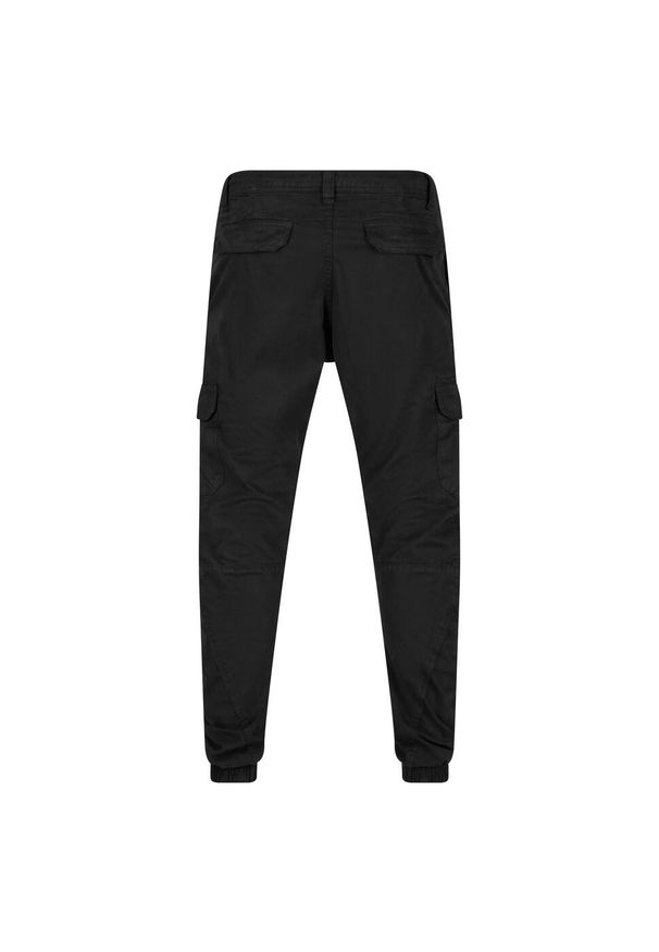 Urban Classics - Męskie Spodnie Cargo. Kolor: czarny. Długość: długie