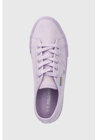 U.S. Polo Assn. tenisówki MAREW damskie kolor fioletowy. Nosek buta: okrągły. Zapięcie: sznurówki. Kolor: fioletowy. Materiał: guma #2