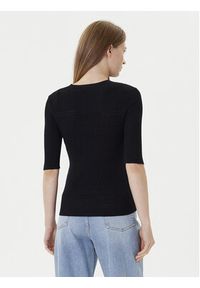 TwinSet - TWINSET Sweter 252TP3240 Czarny Regular Fit. Kolor: czarny. Materiał: wiskoza #3