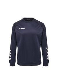 Bluza do piłki ręcznej dla dorosłych Hummel Promo Poly Sweatshirt. Kolor: niebieski. Sport: piłka ręczna #1