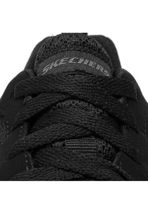 skechers - Skechers Sneakersy Eye To Eye 12964/BBK Czarny. Kolor: czarny. Materiał: materiał