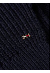 TOMMY HILFIGER - Tommy Hilfiger Sweter WW0WW39002 Granatowy Regular Fit. Kolor: niebieski. Materiał: bawełna #3