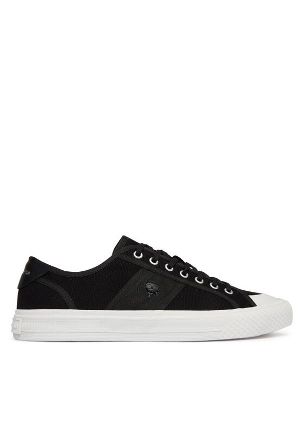 Karl Lagerfeld - KARL LAGERFELD Trampki Rae KL50326 Czarny. Kolor: czarny. Materiał: materiał