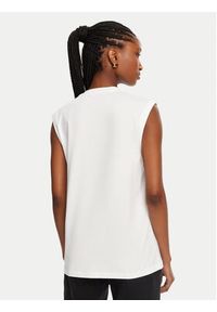 Balmain Top CF1ED001BB02 Biały Relaxed Fit. Kolor: biały. Materiał: bawełna #3