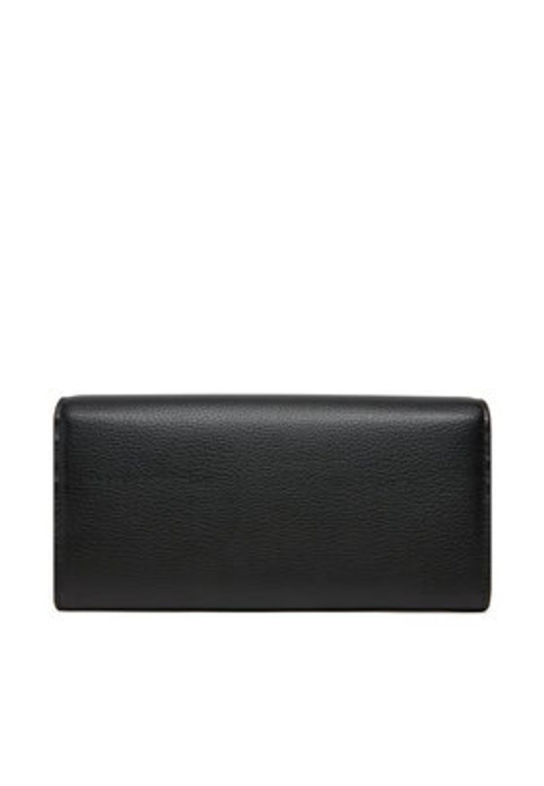 TOMMY HILFIGER - Tommy Hilfiger Portfel Th Flag Lrg Flap AW0AW17734 Czarny. Kolor: czarny. Materiał: skóra