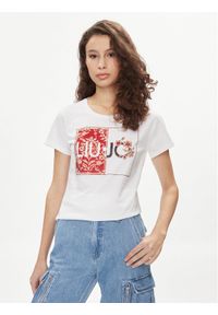 Liu Jo T-Shirt MA4340 JS923 Biały Regular Fit. Kolor: biały. Materiał: bawełna #1