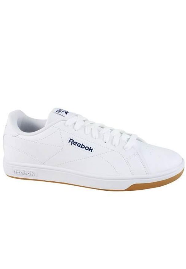 Buty do chodzenia męskie Reebok Court Clean. Kolor: biały. Materiał: materiał, syntetyk. Szerokość cholewki: normalna. Sport: turystyka piesza