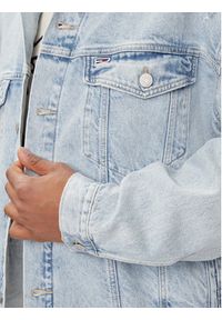 Tommy Jeans Kurtka jeansowa Aiden DM0DM18774 Błękitny Oversize. Kolor: niebieski. Materiał: bawełna
