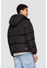 Tommy Jeans - TOMMY JEANS Czarna męska kurtka z naturalnym wypełnieniem, Rozmiar XXL. Kolor: czarny