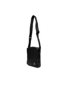 Calvin Klein Saszetka Emblem Hw Reporter LV04D3293G Czarny. Kolor: czarny. Materiał: skóra #6