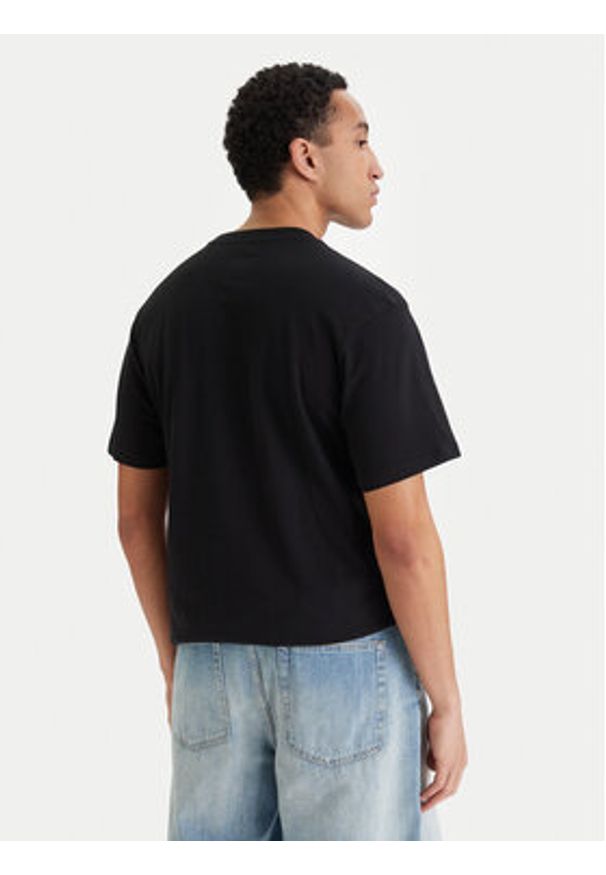 Quiksilver T-Shirt EQYZT08174 Czarny Regular Fit. Kolor: czarny. Materiał: bawełna