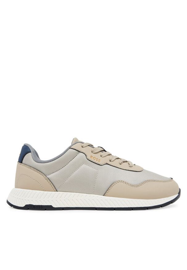 BOSS Sneakersy Titanium 50536481 Beżowy. Kolor: beżowy. Materiał: materiał