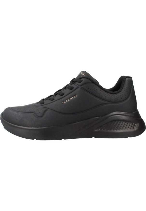 skechers - Buty do chodzenia damskie Skechers Uno Lite. Kolor: czarny. Materiał: syntetyk, materiał. Szerokość cholewki: normalna. Sport: turystyka piesza