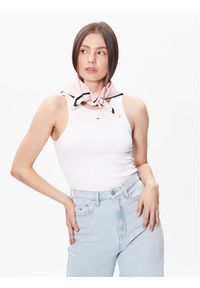 Tommy Jeans Apaszka AW0AW14608 Różowy. Kolor: różowy. Materiał: bawełna, materiał #1
