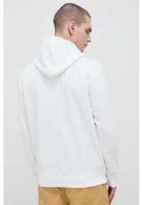 Champion bluza męska kolor biały z kapturem wzorzysta. Typ kołnierza: kaptur. Kolor: biały. Materiał: dzianina. Wzór: haft #3