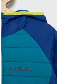 columbia - Columbia Kurtka dziecięca. Kolor: niebieski. Długość rękawa: raglanowy rękaw. Sezon: zima