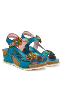 Laura Vita Sandały Bonito 36 Kolorowy. Materiał: skóra. Wzór: kolorowy #1