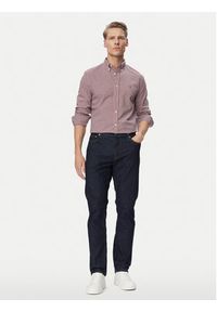 TOMMY HILFIGER - Tommy Hilfiger Koszula Gingham MW0MW43319 Czerwony Regular Fit. Kolor: czerwony. Materiał: bawełna #5