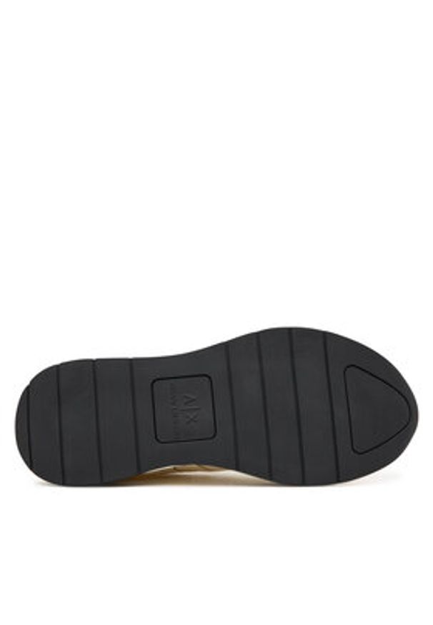 Armani Exchange Sneakersy XDX039 XV311 MZ128 Écru. Kolor: kremowy. Materiał: materiał