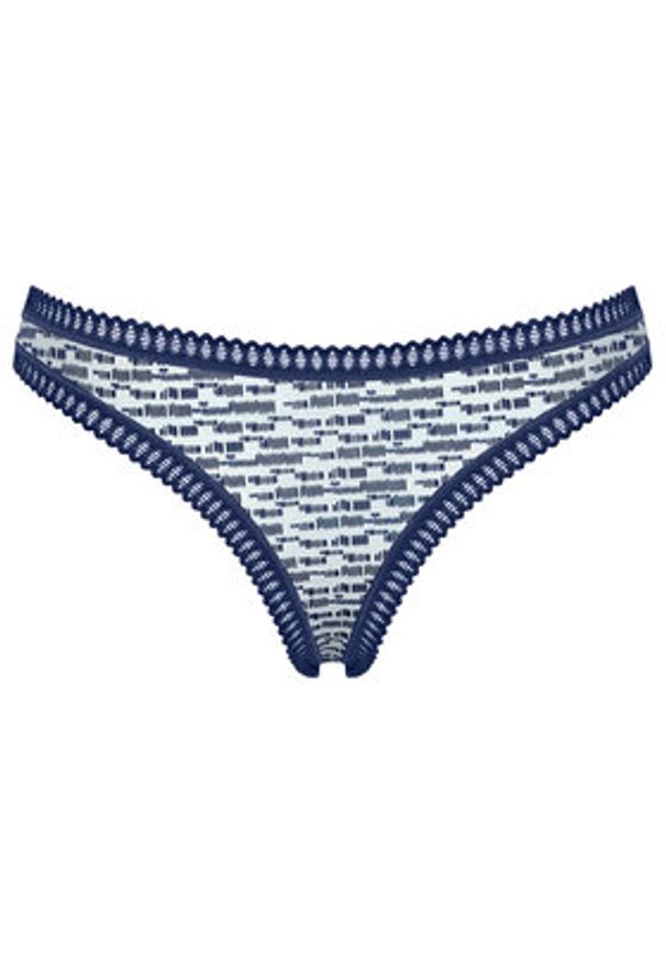 Sloggi Komplet 3 par stringów Go Crush 10219704 Niebieski. Kolor: niebieski. Materiał: bawełna