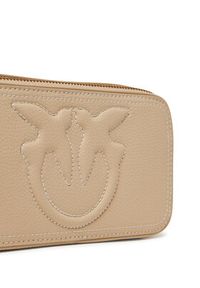 Pinko - PINKO Torebka Carrie Camera Case Mini 103799 A1LF Beżowy. Kolor: beżowy. Materiał: skórzane