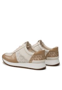 MICHAEL Michael Kors Sneakersy Allie Trainer 43F3ALFS3B Beżowy. Kolor: beżowy. Materiał: materiał