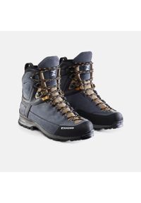 SIMOND - Buty trekkingowe męskie MT500 Ultra skóra wodoodporne. Wysokość cholewki: przed kolano. Kolor: żółty, wielokolorowy, niebieski. Materiał: skóra. Szerokość cholewki: normalna. Sport: wspinaczka, turystyka piesza