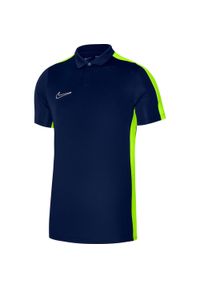 Koszulka sportowa męska Nike DF Academy 23 SS Polo. Typ kołnierza: polo. Kolor: niebieski #1