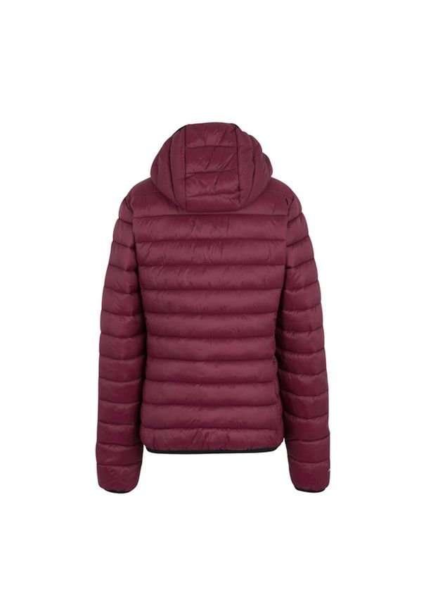 Regatta - Kurtka Ocieplana Damska Z Kapturem Marizion. Typ kołnierza: kaptur. Kolor: czerwony. Materiał: puch. Sport: turystyka piesza