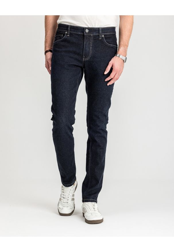 MARCUS - Męskie Spodnie Jeansowe Marcus Felix 2162 Jeans Dark Miner 14-200245