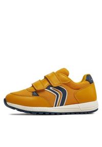 Geox Sneakersy J Alben Boy J459EC 01454 C2PF4 S Żółty. Kolor: żółty. Materiał: materiał, mesh #2