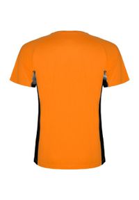 ROLY - Męska Koszulka Sportowa Z Krótkim Rękawem Shanghai. Kolor: wielokolorowy, pomarańczowy, czarny. Długość rękawa: krótki rękaw. Długość: krótkie