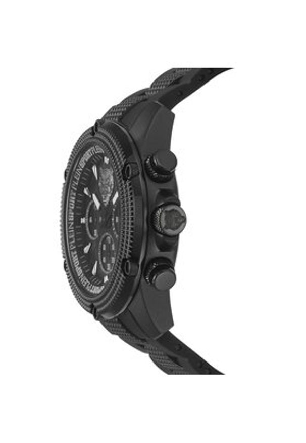 Plein Sport Zegarek Hurricane PSDBA1223 Czarny. Kolor: czarny. Materiał: syntetyk. Styl: sportowy