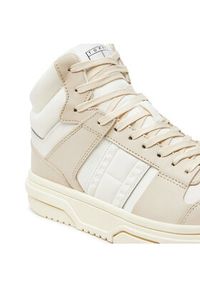 Tommy Jeans Sneakersy The Brooklyn Mid Top EN0EN02579 Écru. Materiał: skóra #5