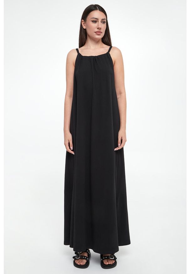 Marella - Sukienka maxi Orel MARELLA MONOCHROME. Długość: maxi