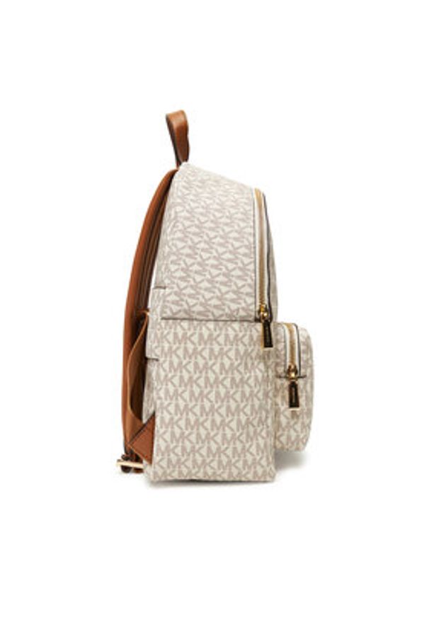 MICHAEL Michael Kors Plecak Tanner 30T5GTNB2B Beżowy. Kolor: beżowy. Materiał: skóra