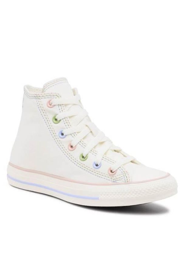 Buty do chodzenia damskie Converse Chuck Taylor All Star Lift. Kolor: biały. Materiał: syntetyk, materiał. Szerokość cholewki: normalna. Model: Converse All Star. Sport: turystyka piesza