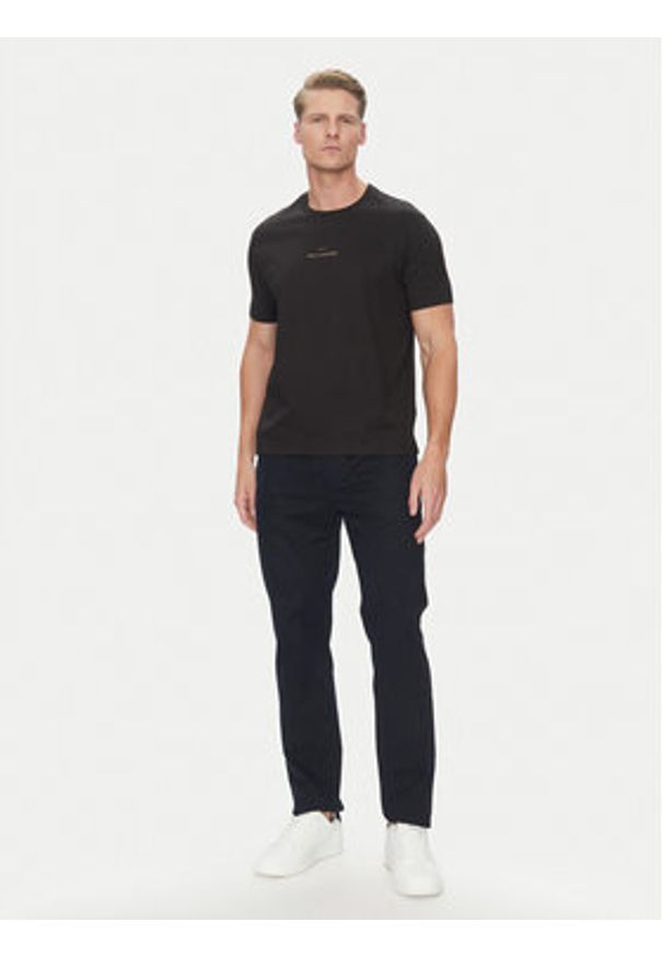 PAUL & SHARK - Paul&Shark T-Shirt C0P1240 Czarny Regular Fit. Kolor: czarny. Materiał: bawełna