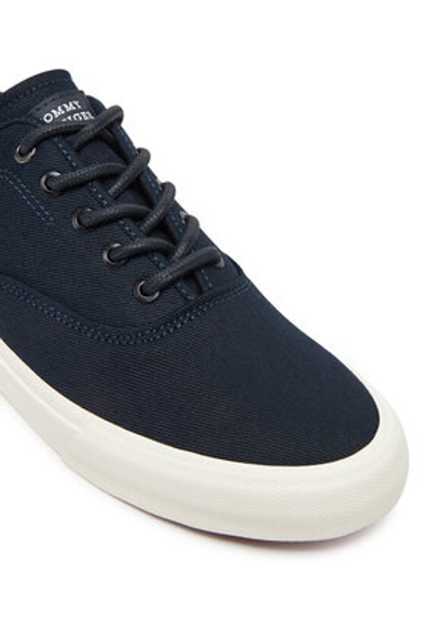TOMMY HILFIGER - Tommy Hilfiger Tenisówki Hi Vulc Low Oxford Twill FM0FM05400 Granatowy. Kolor: niebieski. Materiał: materiał