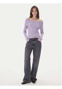 Kontatto Sweter 3M0813C Fioletowy Regular Fit. Kolor: fioletowy. Materiał: syntetyk #5
