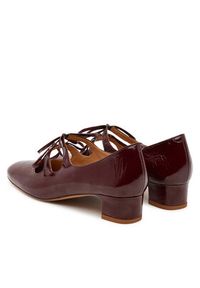 BALAGAN - Balagan Czółenka Greta Bordowy. Kolor: czerwony. Materiał: skóra #4