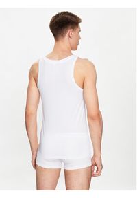 HOM Tank top 401332 Biały Regular Fit. Kolor: biały. Materiał: bawełna #4
