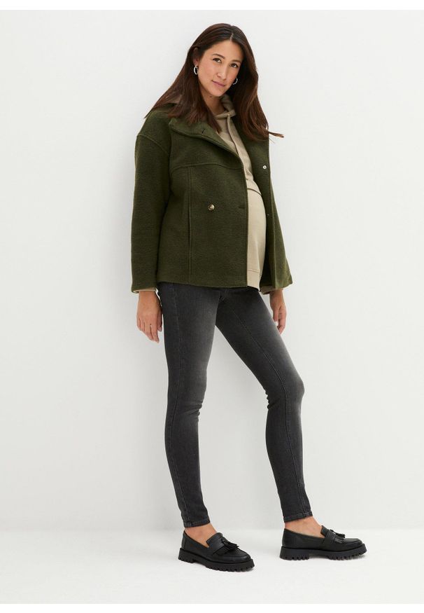 bonprix - Jegginsy ciążowe z bawełną (2 pary), Skinny. Kolekcja: moda ciążowa. Kolor: niebieski