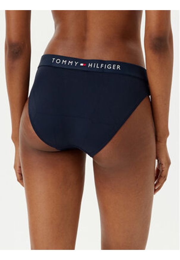 TOMMY HILFIGER - Tommy Hilfiger Dół od bikini UW0UW04120 Granatowy. Kolor: niebieski. Materiał: syntetyk