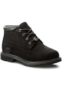 Timberland Trapery Af Nellie Chukka 23398 Czarny. Kolor: czarny. Materiał: nubuk, skóra