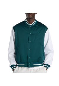 Kurtka męska New Balance MJ6102R7AAV - zielona. Kolor: zielony. Materiał: prążkowany, nylon, poliester. Styl: klasyczny #1