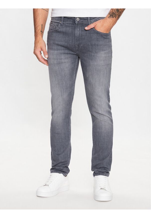 Pepe Jeans Jeansy PM206323UG4 Szary Skinny Fit. Kolor: szary