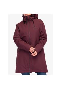 Płaszcz damski Didriksons Fia Parka. Kolor: czerwony, pomarańczowy, wielokolorowy. Sezon: zima, jesień
