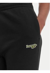 Lacoste Spodnie dresowe XF7604 Czarny Regular Fit. Kolor: czarny. Materiał: dresówka #4